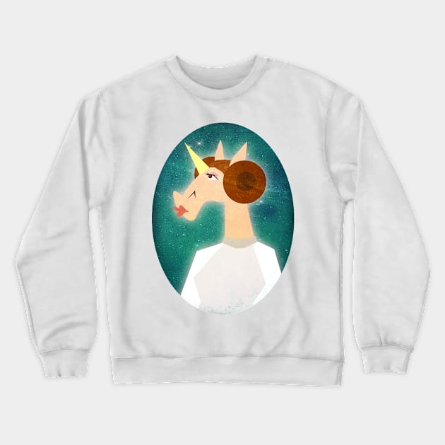 You're my only Horn Crewneck Sweatshirt by Thatssounicorny